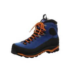 Buty trekkingowe męskie Aku Superalp V-light Gtx. Niebieskie buty trekkingowe Aku, bez wzorów, z materiału, bez zapięcia. Za 1,464.00 zł.