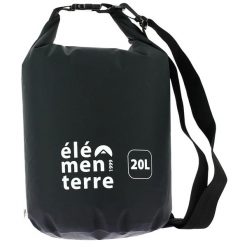 Torba wodoodporna Élémenterre Anaso 20 L. Czarne torby na ramię Elementerre, bez wzorów, z materiału, na ramię, bez dodatków. Za 124.00 zł.