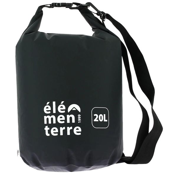 Torba wodoodporna Élémenterre Anaso 20 L. Czarne torby na ramię Elementerre, bez wzorów, z materiału, na ramię, bez dodatków. Za 124.00 zł.