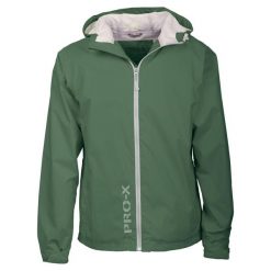 Kurtka wodoodporna Pro-X Elements Flash. Zielone kurtki PRO-X ELEMENTS, l, bez wzorów, z materiału, z kapturem. Za 333.50 zł.