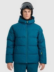 4F Kurtka narciarska w kolorze turkusowym rozmiar: S. Niebieskie kurtki narciarskie i snowboardowe 4F, m, bez wzorów, narciarskie. Za 265.40 zł.