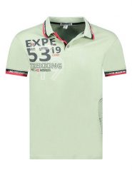 Geographical Norway Koszulka polo "Krug" w kolorze zielonym rozmiar: S. Zielone koszulki polo sportowe Geographical Norway, s, bez wzorów, z bawełny, bez kołnierzyka, bez ramiączek. Za 83.42 zł.