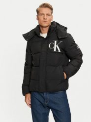 Calvin Klein Jeans Kurtka zimowa J30J326104 Czarny Regular Fit. Czarne kurtki Calvin Klein Jeans, na zimę, m, bez wzorów, z jeansu, bez kaptura. Za 549.99 zł.