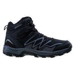 Buty trekkingowe Martes Ronn Mid. Czarne buty turystyczne MARTES, bez wzorów, z gumy, bez zapięcia, trekkingowe. Za 305.00 zł.