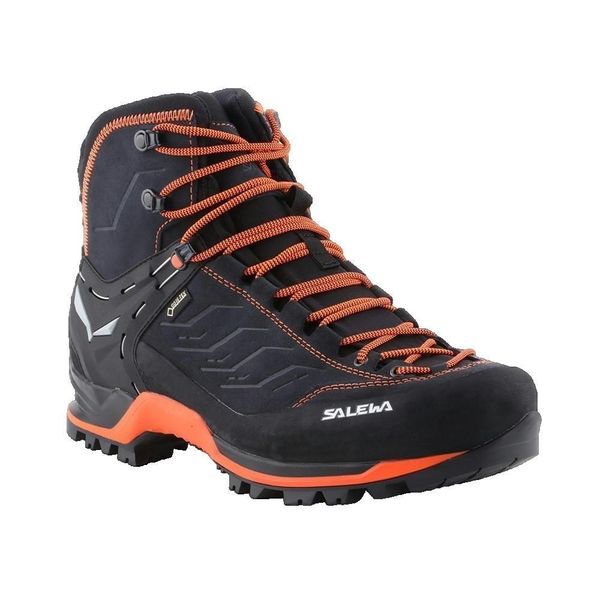 Buty Salewa Ms Mtn Trainer Mid GTX czarne. Czarne buty turystyczne Salewa, bez wzorów, z gore-texu, bez zapięcia, outdoorowe, gore-tex. Za 969.99 zł.