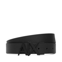 Pasek Armani Exchange. Czarne paski Armani Exchange, bez wzorów. Za 299.99 zł.