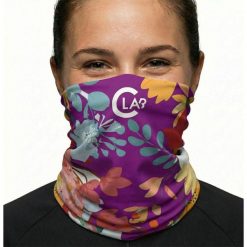 Lekki Komin Wielokolorowy Unisex Flora. Szaliki C-LAB, bez wzorów. Za 104.50 zł.