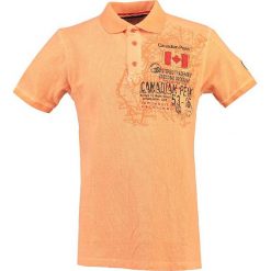 Koszulka polo w kolorze pomarańczowym. Koszulki polo marki Canadian Peak. W wyprzedaży za 98.95 zł.