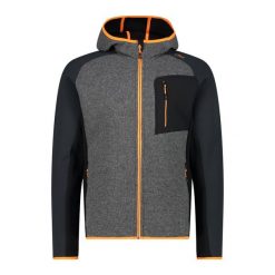 Kurtka z kapturem CMP. Szare kurtki CMP, s, bez wzorów, z materiału, z kapturem. Za 501.00 zł.