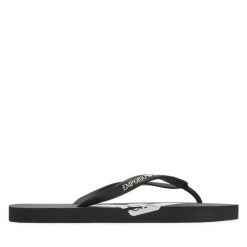 Japonki Emporio Armani. Czarne japonki Emporio Armani, bez wzorów. Za 149.99 zł.