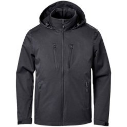 Męska Lekka Kurtka Soft Shell Scirocco. Czarne kurtki STORMTECH, m, bez wzorów, bez kaptura. Za 701.99 zł.