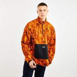 Męska bluza Puma Double Vision z kapturem. Czarne bluzy Puma, m, bez wzorów, z bawełny, z kapturem. Za 306.99 zł.