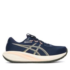 Buty do biegania Asics. Niebieskie buty do biegania ASICS, bez wzorów, bez zapięcia, do biegania. Za 659.99 zł.