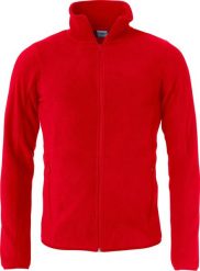 Clique Polarowa kurtka Basic - Polar antipilling 100% poliester – red. Czerwone kurtki CLIQUE, l, bez wzorów, z polaru, bez kaptura. Za 172.49 zł.