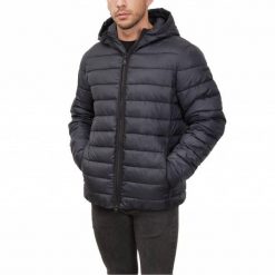 Kurtka GEOX M0428X T2683 M DENNIE HOOD JKT Niebieski. Niebieskie kurtki Geox, m, bez wzorów, z tkaniny, bez kaptura. Za 447.99 zł.