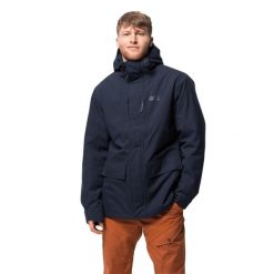 Kurtka Jack Wolfskin west coast. Niebieskie kurtki Jack Wolfskin, m, bez wzorów, z materiału, bez kaptura. Za 979.00 zł.