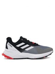 Adidas Buty do biegania Terrex Soulstride JI1920 Szary. Szare buty do biegania Adidas, bez wzorów, z materiału, bez zapięcia, do biegania. Za 359.99 zł.