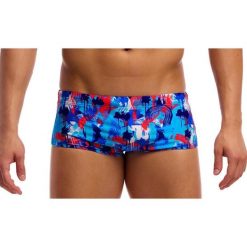 Strój do pływania Funky Trunks Messy Messy Messy - sidewinder. Niebieskie odzież kąpielowa Funky Trunks, m, bez wzorów, sportowe. Za 159.00 zł.