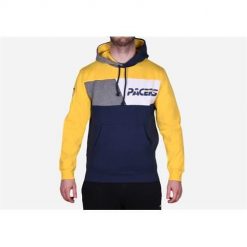 Bluza sportowa męska Mitchell & Ness Indiana Pacers. Żółte bluzy z kapturem Mitchell & Ness, m, bez wzorów, z kapturem. Za 521.00 zł.