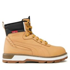 Trapery Puma. Brązowe trapery Puma, bez zapięcia. Za 599.99 zł.