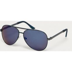 Guess - Okulary przeciwsłoneczne GF0173 90X. Niebieskie okulary przeciwsłoneczne Guess. W wyprzedaży za 299.90 zł.