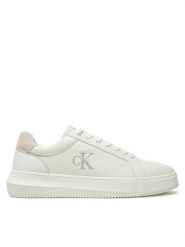 Calvin Klein Jeans Sneakersy Chunky Cupsole Low Mg YM0YM01253 Biały. Białe buty sportowe casual Calvin Klein Jeans, bez wzorów, z jeansu, bez zapięcia. Za 329.99 zł.