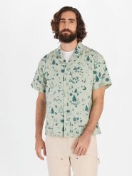Marmot Koszula funkcyjna "Muir Camp Novelty" w kolorze zielonym rozmiar: XXL. Zielone koszule Marmot, xxl, bez wzorów, bez kołnierzyka, bez ramiączek. Za 119.40 zł.