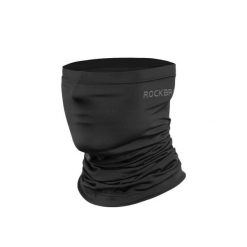 Komin rowerowy motocyklowy Rockbros WB-001B. Czarne szaliki ROCKBROS, bez wzorów, z jedwabiu. Za 29.00 zł.