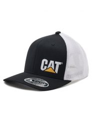 CATerpillar Czapka z daszkiem Trademark 1090007 Czarny. Czarne czapki z daszkiem CATerpillar, bez wzorów, z materiału. Za 129.99 zł.