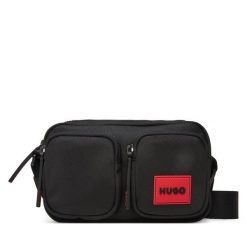 Saszetka HUGO. Czarne saszetki i nerki Hugo, bez wzorów. Za 409.99 zł.