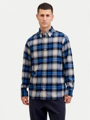 Jack & Jones Koszula Blubarkley 12286224 Granatowy Regular Fit. Niebieskie koszule Jack & Jones, m, bez wzorów, z bawełny, bez kołnierzyka, bez ramiączek. Za 179.99 zł.
