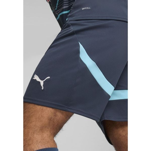 Męskie szorty RB Leipzig PUMA Dark Night Hero Blue. Niebieskie szorty Puma, m, bez wzorów, sportowe. W wyprzedaży za 177.55 zł.