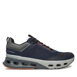 Buty na siłownię On. Niebieskie buty sportowe casual On, bez wzorów, bez zapięcia. Za 549.99 zł.