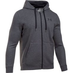 Under Armour Bluza męska Rival Fleece Fitted Full Zip Hoodie szara r. S (1302290-090). Bluzy bez kaptura marki Under Armour. Za 178.07 zł.