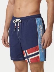 Napapijri Szorty kąpielowe V-Reflect NP0A4G6H Granatowy Regular Fit. Niebieskie kąpielówki Napapijri, m, bez wzorów, z syntetyku. Za 359.99 zł.