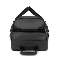 Torba podróżna na kółkach Eastpak Duffel. Czarne torby na ramię Eastpak, bez wzorów, na ramię, duże, bez dodatków. Za 894.00 zł.