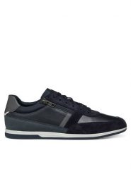 Geox Sneakersy U Renan U554GA 02285 C4002 Granatowy. Niebieskie buty sportowe casual Geox, bez wzorów, ze skóry, bez zapięcia. Za 339.99 zł.