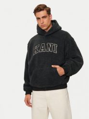 Karl Kani Bluza Serif Teddy 60210117 Szary Regular Fit. Szare bluzy Karl Kani, m, bez wzorów, z syntetyku, bez kaptura. Za 379.99 zł.