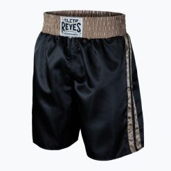 Spodenki bokserskie męskie Cleto Reyes Satin Boxing. Czarne szorty CLETO REYES, m, bez wzorów, sportowe. Za 279.99 zł.