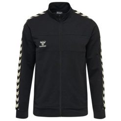 Bluza Hummel zip Lmove Classic. Czarne bluzy bez kaptura Hummel, s, bez wzorów, bez kaptura. W wyprzedaży za 243.55 zł.