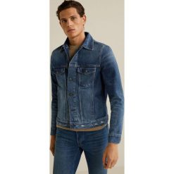 Mango Man - Kurtka jeansowa Ryan5. Zielone kurtki Mango Man, l, bez wzorów, z bawełny, bez kaptura. Za 199.90 zł.