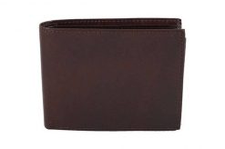 Portfel skórzany BARBERINI'S c. brązowy 8051-11. Brązowe portfele Barberinis, bez wzorów, ze skóry. Za 149.99 zł.