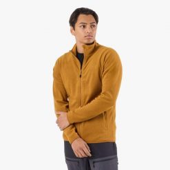 Bluza polarowa Turystyka Męska Swedemount Tromsö Fleece. Brązowe bluzy z polaru SWEDEMOUNT, na zimę, m, bez wzorów, z polaru, bez kaptura. W wyprzedaży za 152.99 zł.