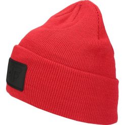 Czapka męska CAM212 - czerwony. Czapki zimowe marki B'TWIN. W wyprzedaży za 29.99 zł.