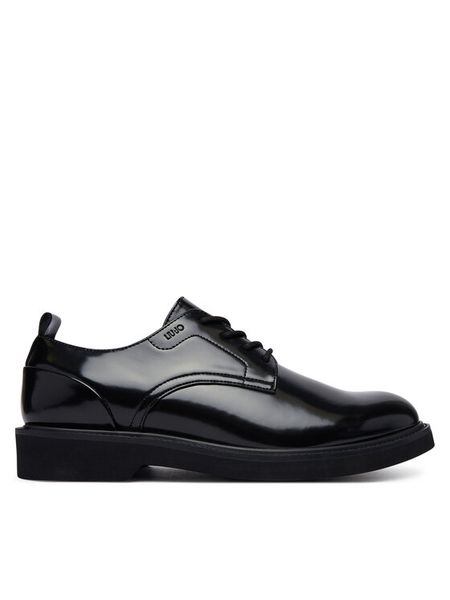 Liu Jo Półbuty Brando 01 7G6021 EX196 Czarny. Czarne eleganckie półbuty Liu Jo, bez wzorów, ze skóry, bez obcasa, bez zapięcia. Za 659.99 zł.