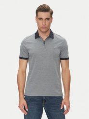 Tommy Hilfiger Polo MW0MW38492 Niebieski Regular Fit. Niebieskie koszulki polo Tommy Hilfiger, m, bez wzorów, z bawełny, bez kołnierzyka, bez ramiączek. Za 349.99 zł.