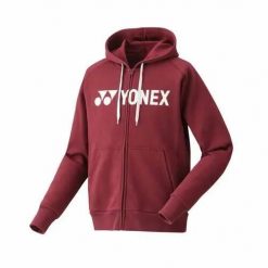 Bluza sportowa męska Yonex Logo. Czerwone bluzy z kapturem YONEX, m, bez wzorów, z kapturem. Za 364.00 zł.