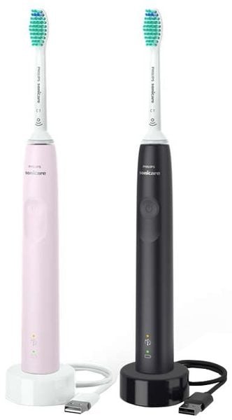 Szczoteczka soniczna Philips Sonicare 3100 HX3675/15 czarny/różowy. Szczoteczki elektryczne PHILIPS. Za 309.00 zł.