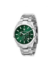 Maserati Zegarek Attrazione Chronograph R8853151011 Srebrny. Szare, analogowe zegarki maserati, srebrne. Za 829.99 zł.