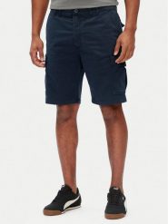 Pepe Jeans Szorty materiałowe Seasonal PM801179 Granatowy Regular Fit. Niebieskie szorty Pepe Jeans, m, bez wzorów, z bawełny. Za 259.99 zł.